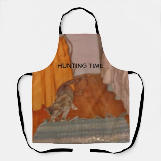 猫おもしろいエプロン エプロン (正面)