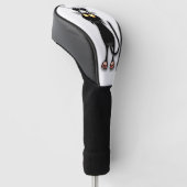 猫おもしろいキャラクター引掻き布 ゴルフヘッドカバー (アングル)