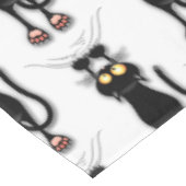 猫おもしろいキャラクター引掻き布 テーブルクロス (アングル)