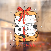 猫おもしろいクッキーMeowy Christmas Pet Shop Vet ウィンドウサイン (シート2)