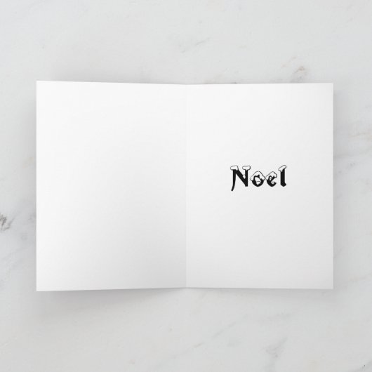 猫おもしろいクリスマスカード シーズンカード (内部)