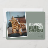 猫おもしろいクリスマスカードMeowyクリスマス シーズンカード (正面)