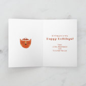 猫おもしろいクリスマスホリデーカード シーズンカード (内部)