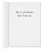 猫おもしろいクリスマス (内側 (右))