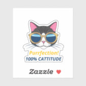 猫おもしろいクール保護 シール (シート)