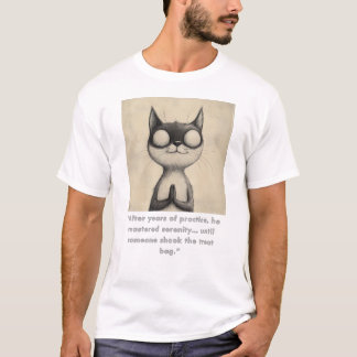 猫おもしろいグラフィックデザイン#1 Tシャツ