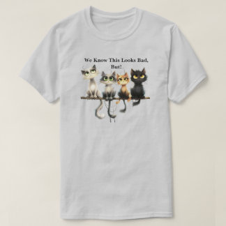 猫おもしろいシャツ Tシャツ