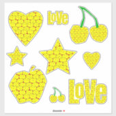 猫おもしろいスクラップブック作りカラフルシール シール (シート)