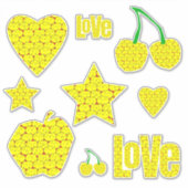 猫おもしろいスクラップブック作りカラフルシール シール (正面)