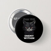 猫おもしろいトランプベビーおもしろい202の投票 缶バッジ (正面&裏面)