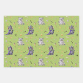 猫おもしろいハロウィーン ラッピングペーパーシート (正面3)