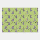 猫おもしろいハロウィーン ラッピングペーパーシート (正面2)