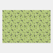 猫おもしろいハロウィーン ラッピングペーパーシート (正面)