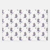 猫おもしろいハロウィーン ラッピングペーパーシート (正面2)