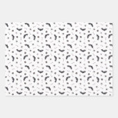 猫おもしろいハロウィーン ラッピングペーパーシート (正面)