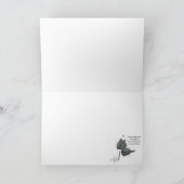 猫おもしろいバレンタインデー カード (内部)