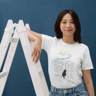 猫おもしろいプリン頭が切れるネ！引用文 Tシャツ