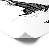 猫おもしろいプレゼント猫好き ポスター (角)