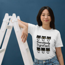 猫おもしろいプンパーシエストパーフェクト引用文 Tシャツ