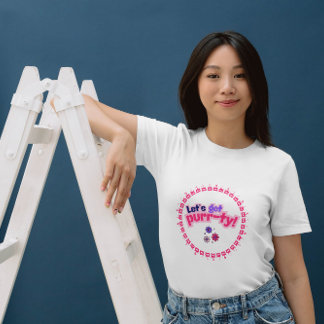 猫おもしろいプンパーティ引用文 Tシャツ