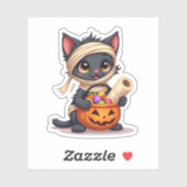 猫おもしろいホラー映画かわいい猫キット用ハロウィーン シール (シート)