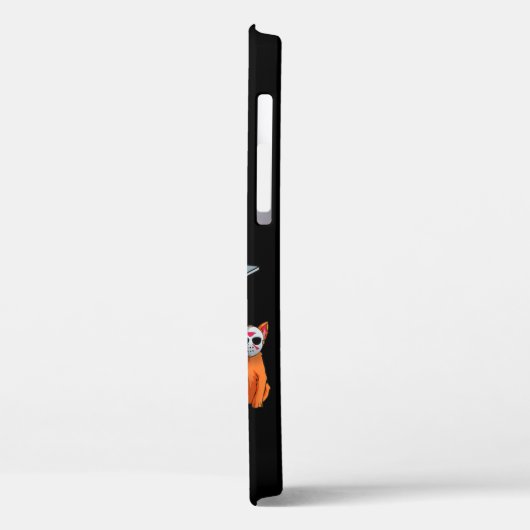 猫おもしろいホラー映画かわいい猫キット用ハロウィーン Case-Mate iPhoneケース (裏面 / 左)