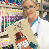 猫おもしろいボトル誕生日 カード