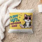 猫おもしろいポスター猫のサングラス クッション (ブランケット)