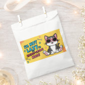 猫おもしろいポスター猫のサングラス フェイバーバッグ (クリップ留めされた状態)