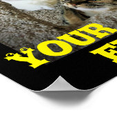 猫おもしろいポスター ポスター (角)