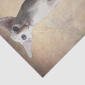 猫おもしろいマンガの水彩 薄葉紙 (詳細)