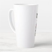 猫おもしろいミーム子猫猫好き カフェラテマグ (左アングル)