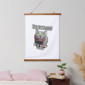 猫おもしろいミーム子猫猫好き 吊り下げ型タペストリー (寝室)