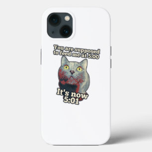 猫おもしろいミーム子猫猫好き iPhone 13ケース