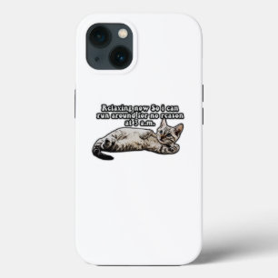 猫おもしろいミーム子猫 iPhone 13ケース