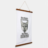 猫おもしろいミーム猫好き 吊り下げ型タペストリー (傾斜あり)