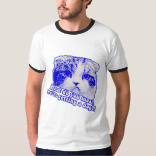 猫おもしろいミーム猫好き・猫オーナー Tシャツ