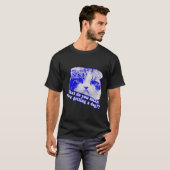 猫おもしろいミーム猫好き・猫オーナー Tシャツ (正面フル)