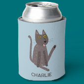 猫おもしろいユーモアパーソナライズされた 缶クーラー
