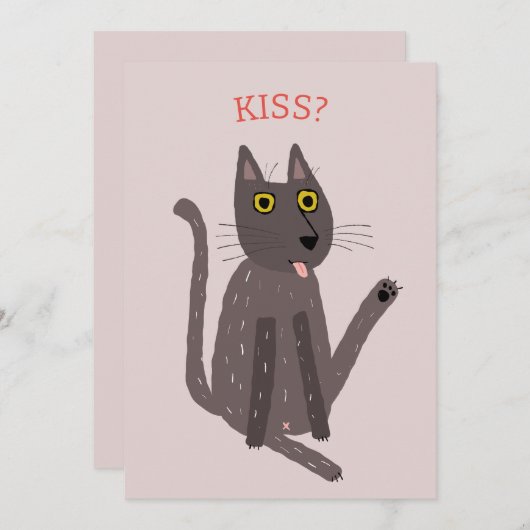 猫おもしろいユーモア札 シーズンカード (正面/裏面)