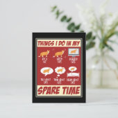 猫おもしろいラブキッテンユーモア猫好き ポストカード (スタンド正面)