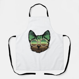 猫おもしろいレトロ エプロン