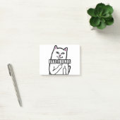 猫おもしろい中指フェイクフレンド ポストイット (オフィス)