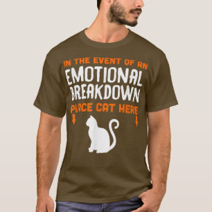 猫おもしろい中毒猫緊急計画 Tシャツ
