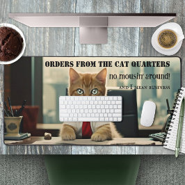 猫おもしろい事業 デスクマット