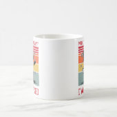 猫おもしろい今日は何気に日だ退職した コーヒーマグカップ (中央)