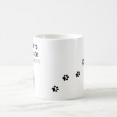 猫おもしろい側へようこそ コーヒーマグカップ (中央)