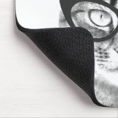 猫おもしろい写真マウスパッドデザイン マウスパッド (コーナー)