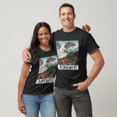 猫おもしろい判断タロットカード男性女性 Tシャツ (ユニセックス)