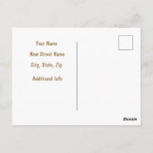 猫おもしろい及びスーツケース移動葉書 ポストカード (裏面)